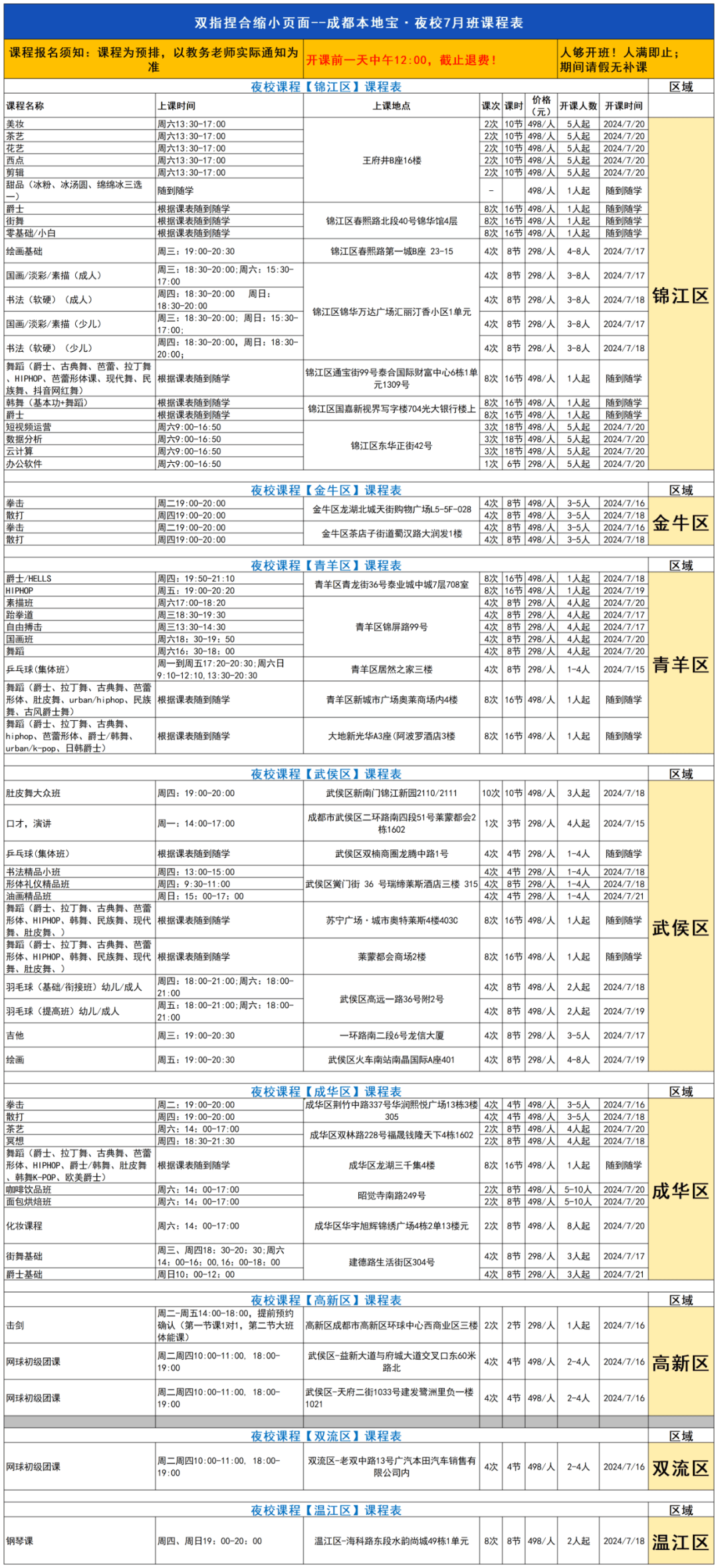 名额有限！成都多区夜校课程报名中！美妆、街舞、国画、网球、散打....都能报！-万博娱乐网址